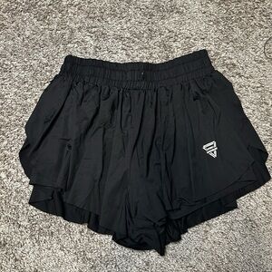 Women's Black Athletic Shorts